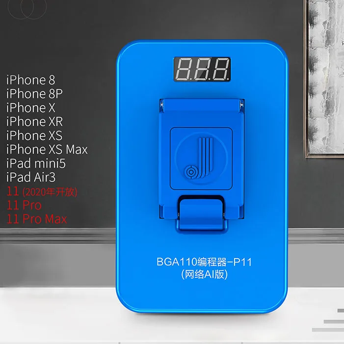 Программатор JC P11 BGA110 для iPhone 8/8P/X/XR/XS/XSMAX NAND Flash Apple SYSCFG модификация данных и