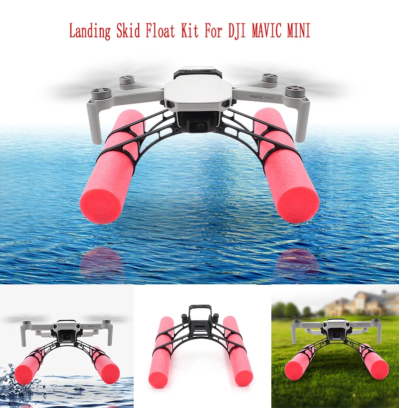 Promo XYY DJI Mavic Mini Landing Skid Float Kit For Mavic Mini Landing Gear Training Gear Accessories Landing On Water 