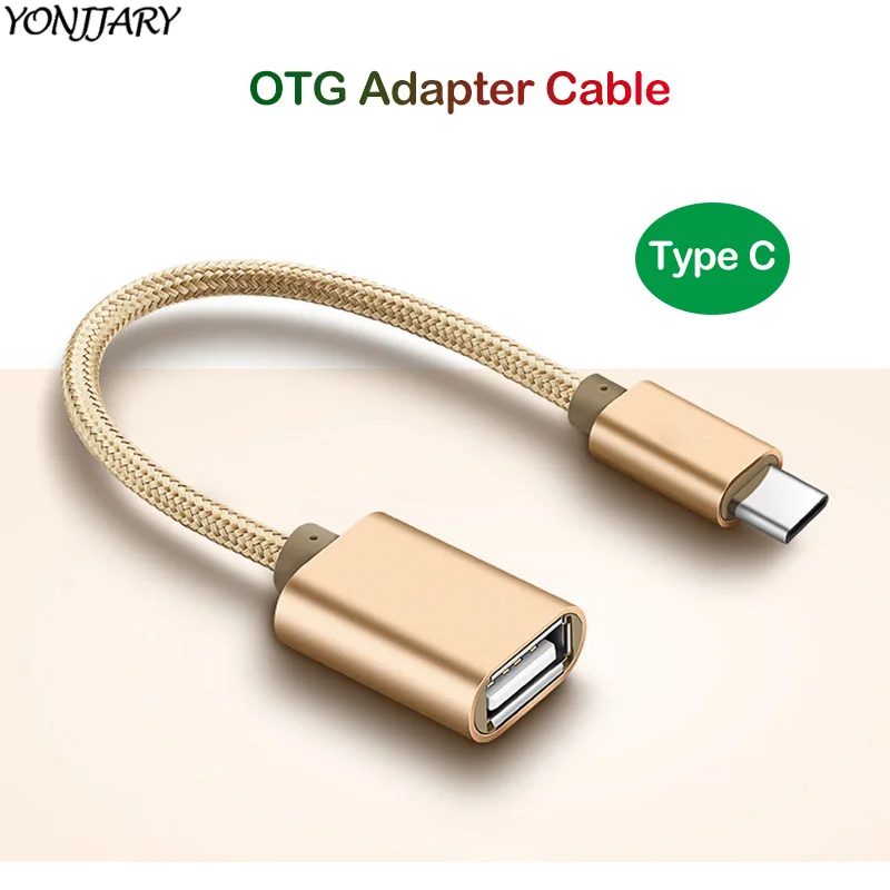 

USB Type C OTG Adapter Cable for Huawei P20 P30 Pro USB-C OTG Converter for Xiaomi Mi 9 SE Connector for Samsung S8 S9 S10 Cable