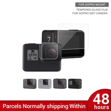 

2 PACK Camera Lens Protector+ LCD Screen Protector Tempered Glass Film for GoPro Hero 7 6 5 Black Hero 7 White Silver Camera