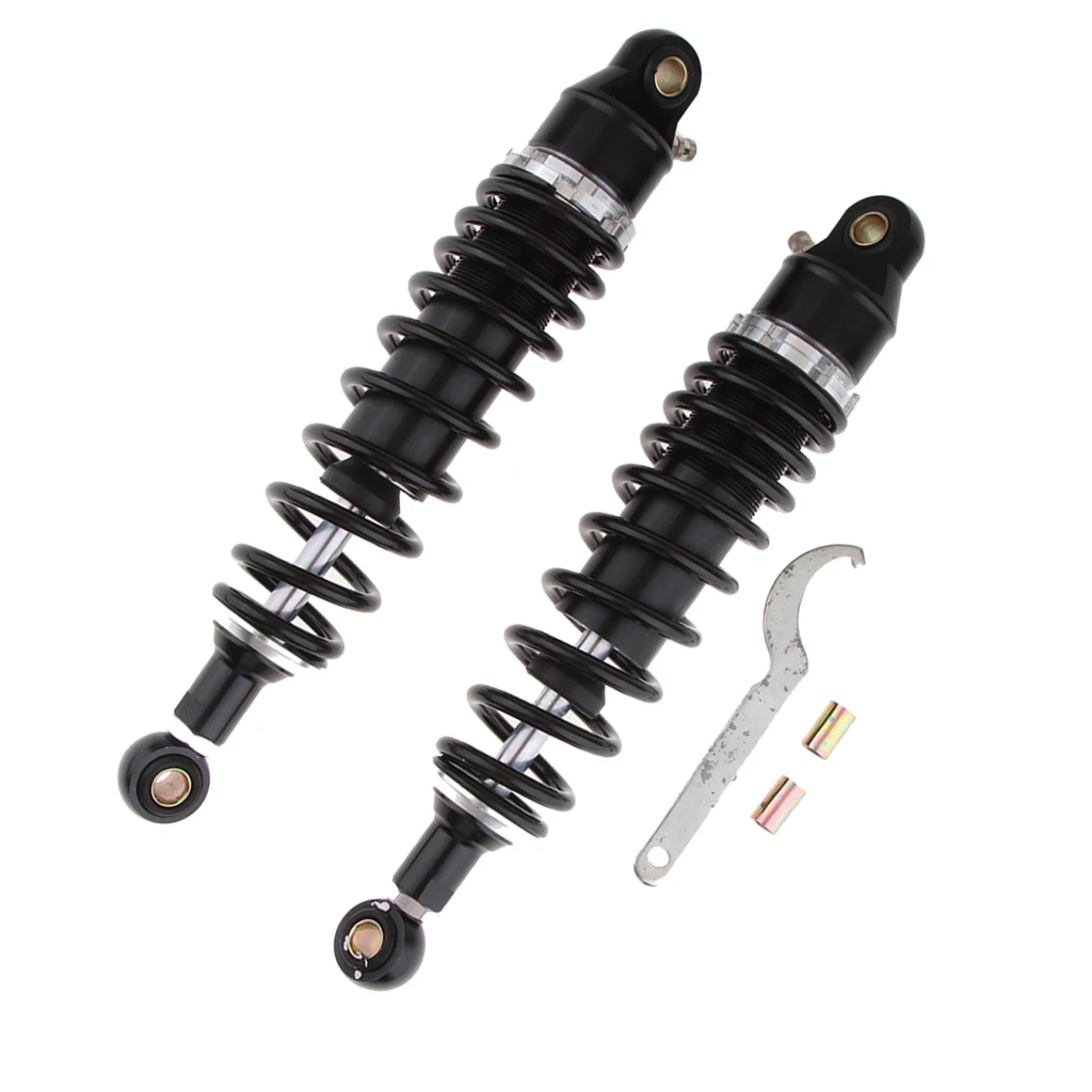 2 Pieces 320mm Motorcycle Dirt Bike Air Shock Absorber Rear Suspension