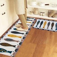 Многоцветные Коврики Спальня Кухня коврик для ванной туалет коврик для ног нескользящий ковер