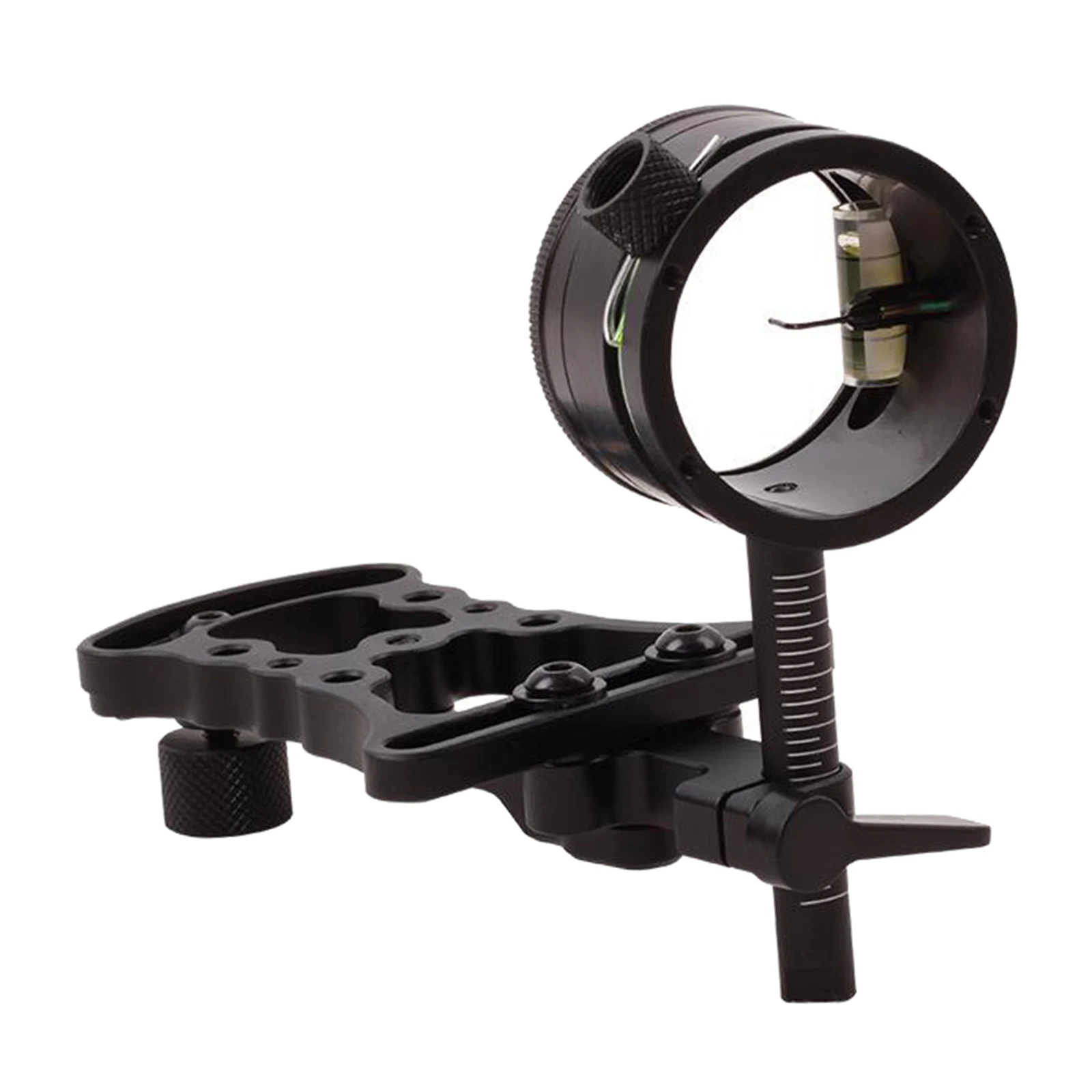 Single Pin Bow Sight Ultralight Portable Shooting Slider Archery Compound Bow Sight Right Training Practicing Equipment