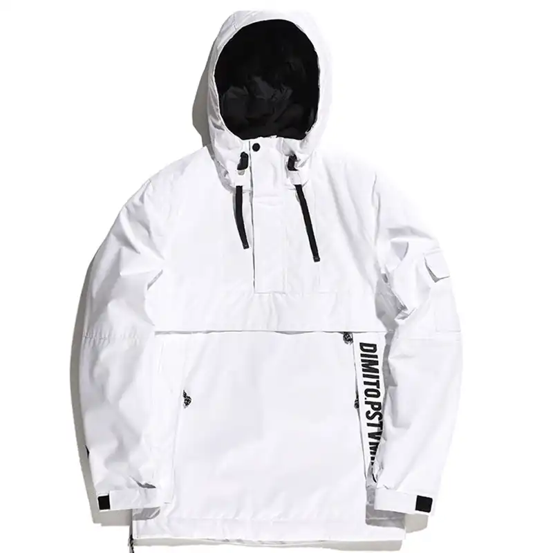 womens pullover snowboarding jacket
