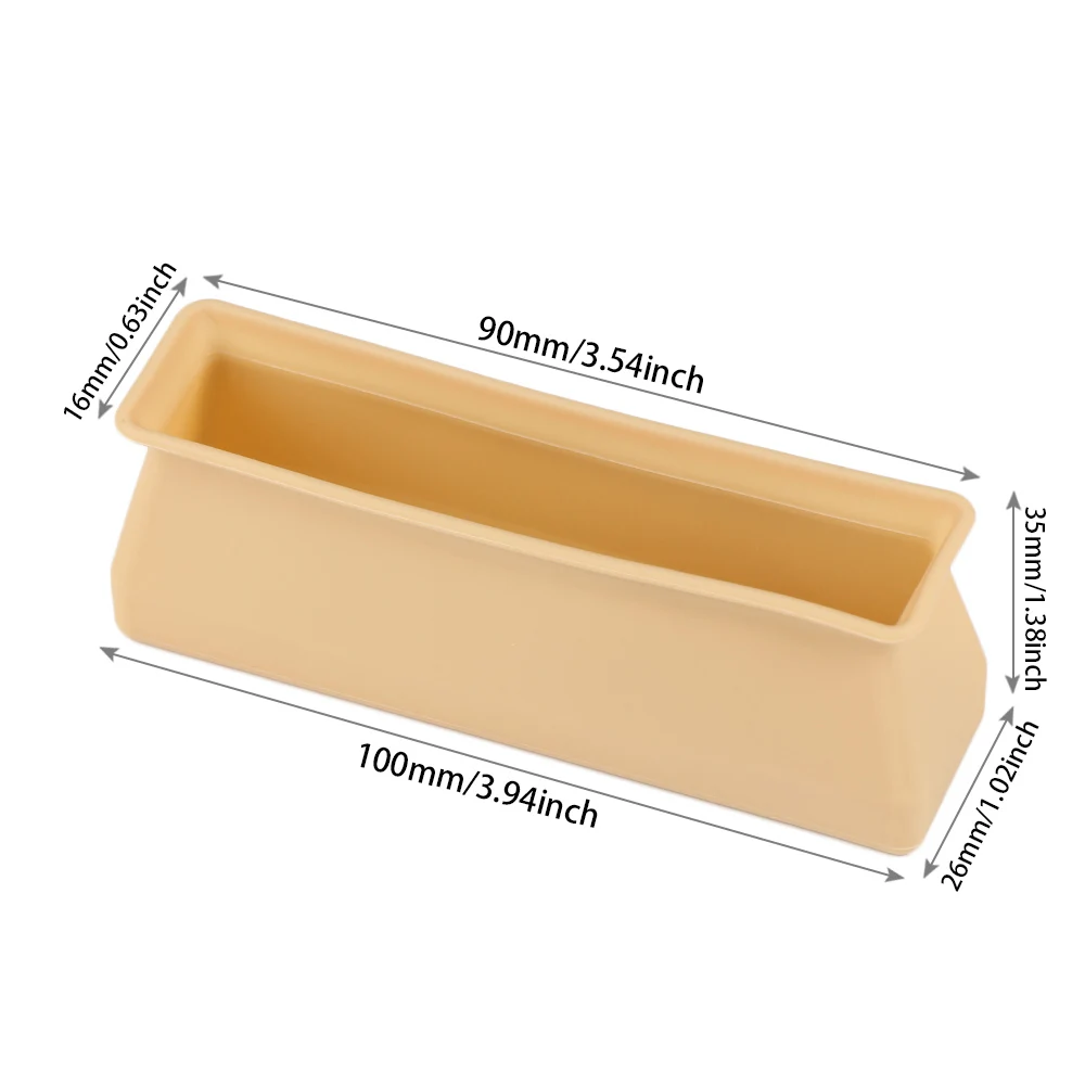 4pcs Silicone Anti slip Chair Leg Caps Furniture Floor Protector Pad Thick Rectangular Feet Cover Wood Sofa Table Bed Mute Solid furniture leg pads chair leg caps chair leg protector furniture foot pads rubber furniture feet pads furniture leg caps furniture foot protector furniture feet