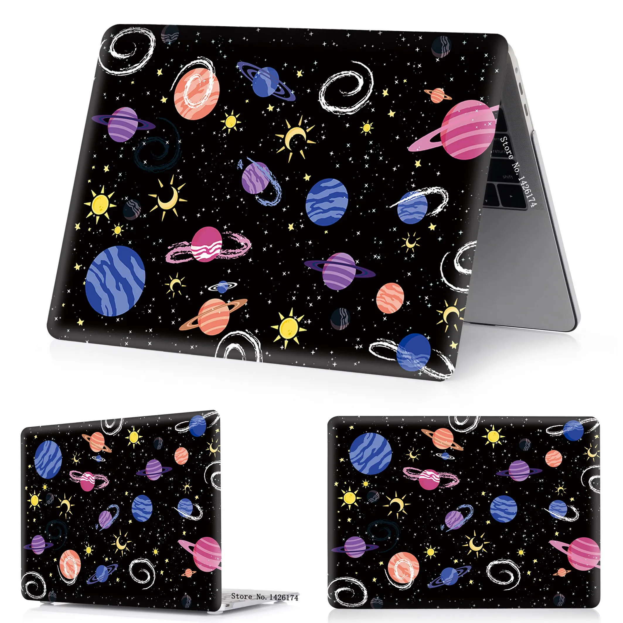 tai-kong-xing-qiu Чехол для ноутбука MacBook Air Pro retina 11 12 13 15 для Mac Pro 13,3 15,4 дюймов с сенсорной панелью ID A2159+ чехол для клавиатуры - Цвет: tai-kong-xing-qiu