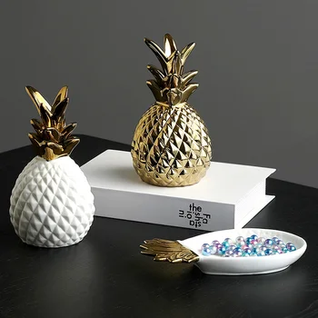 

Nordic Modern Home Decoration Golden Abacasi Crito Vigno Gabinet Desktop Creative Decoration