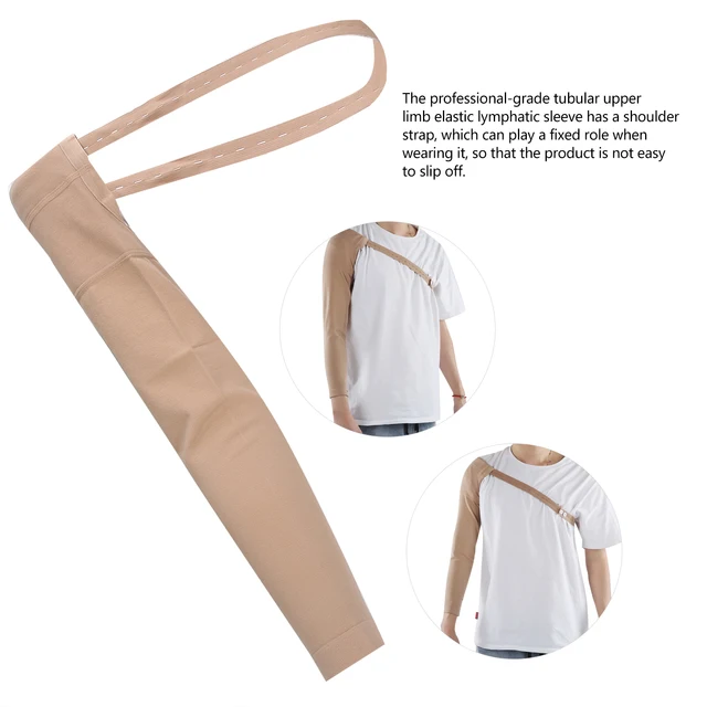Post Mastectomy Compression Sleeve Elastic Arm Anti Swelling Lymphedema Relief Sleeve Orthopedic Brace Support for Women Patient 4