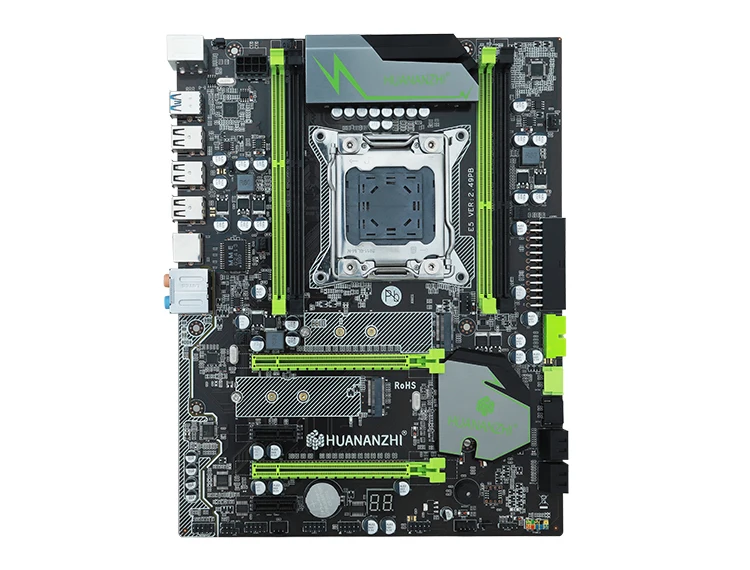 V2.49 HUANAN X79 материнская плата комплект ЦП X79 LGA2011 Материнская Плата ЦП Xeon E5 2660 V2(10 ядер/20 потоков) все Протестировано перед отправкой