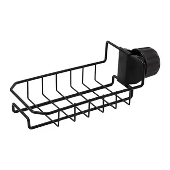 

Home Kitchen Bathroom Sink Sponge Soap Cloth Drain Drying Rack Storage Organizer Holder Shelf 425D
