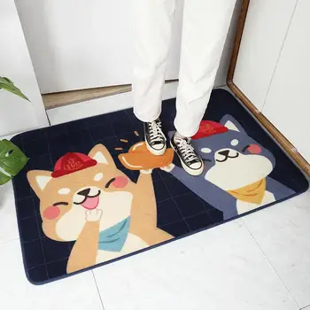 

Dog Pattern Skid Resistant Repeatable Environmental Floor Mat Bathroom Mat Mat Kitchen Dining Room Decoration Sofa Bedroom