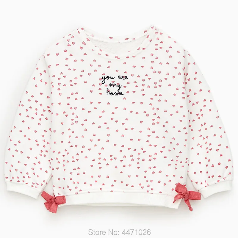 Brand Quality Terry Cotton Sweater Baby Girl Clothes Long Sleeve Children's Clothing Bebe Kids t shirt Hoodies Girls Blouse