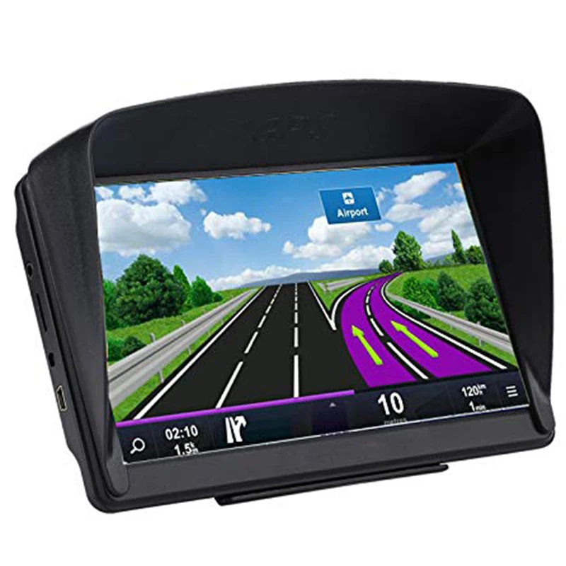 Gps навигация 7 дюймов HD Универсальный gps Смарт голосовое напоминание 8 Гб ПЗУ 256 Мб Глобальная навигационная спутниковая система