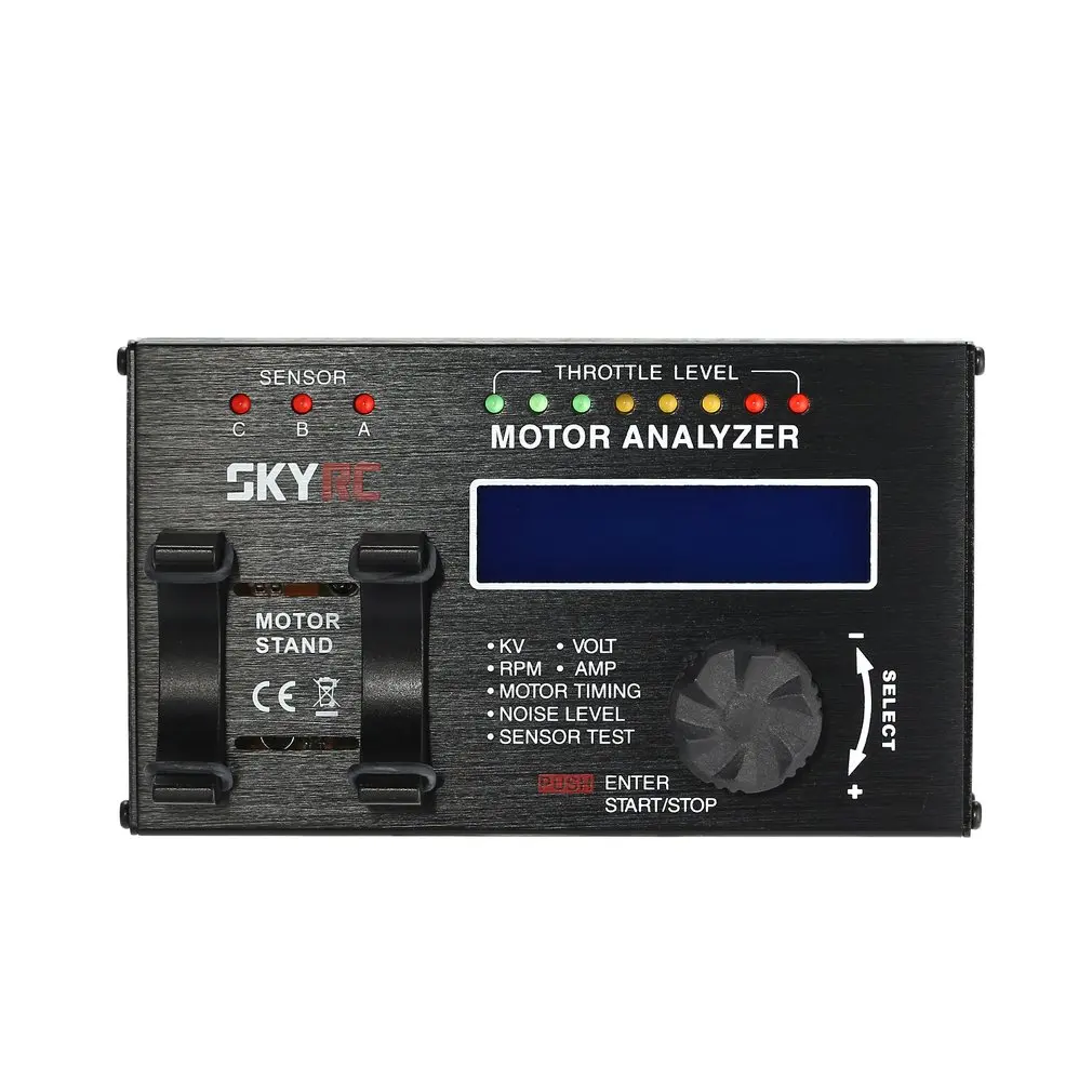 SkyRC BMA-01 бесщеточный моторный анализатор тестер RPM KV напряжение синхронизации шума усилитель зал проверки Motolyzer для RC части автомобиля с ЖК-дисплеем