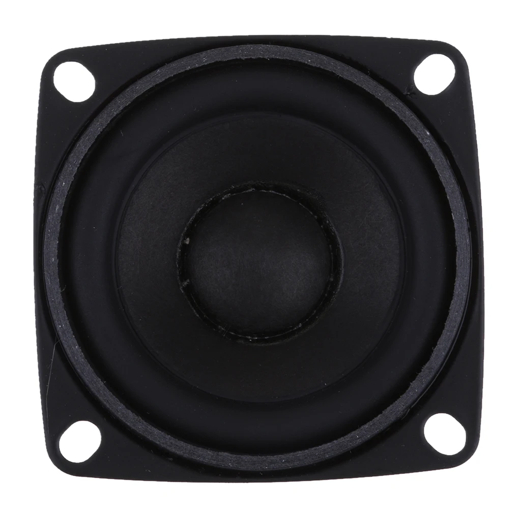 52mm 4Ohm 5W Full Range Audio Speaker Square Loudspeaker 16 Coil Rubber Side