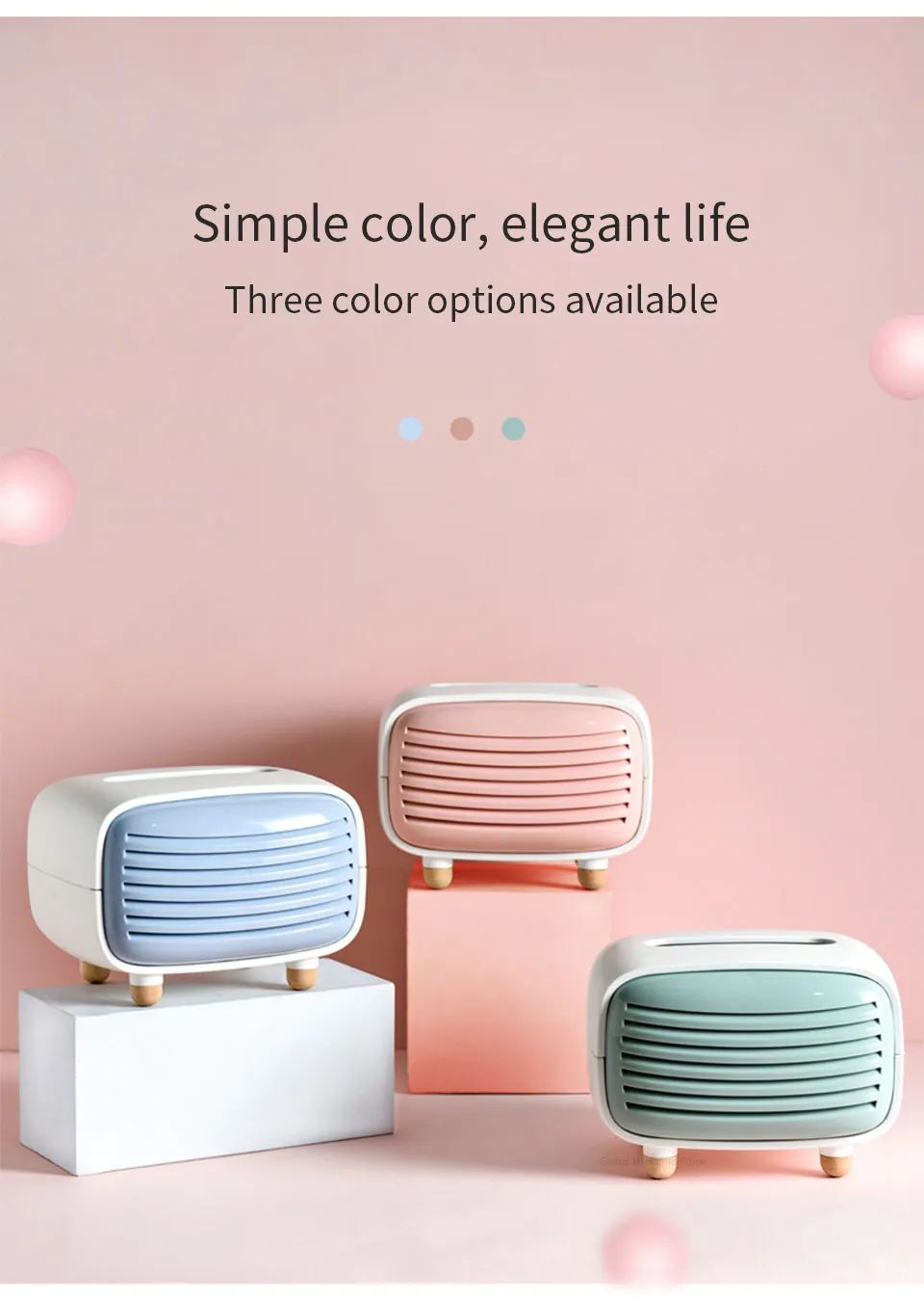 Xiaomi Mijia Youpin коробка для салфеток спальня гостиная журнальный столик лоток для хранения простой милый ins книжная коробка модный домашний подарок