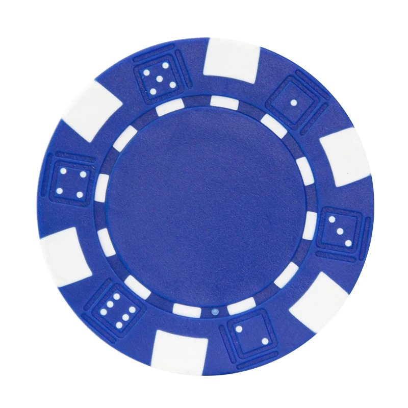 deep blue 10 шт. с фабрики казино ABS+ железо+ глина покер чип Texas Hold'em покер Металлические Монеты черный Джек чипы набор аксессуары для покера - Цвет: deep blue