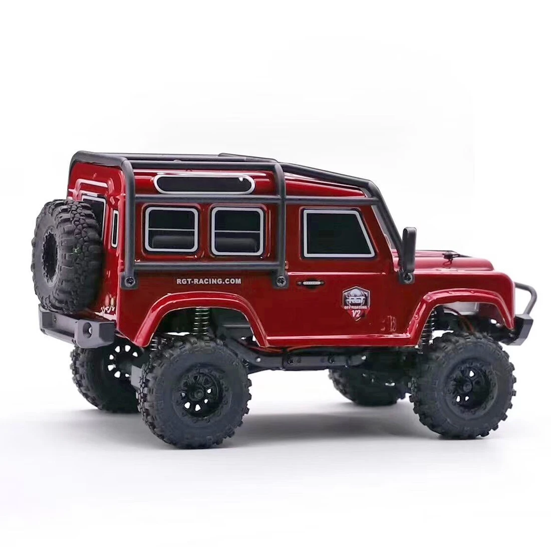 RGT V2 Mini 1/24 D90 15 км/ч Land Rover внедорожник 4WD RC Гусеничный обучающая игрушка для детей-RTR версия бордовый/Карбон серый