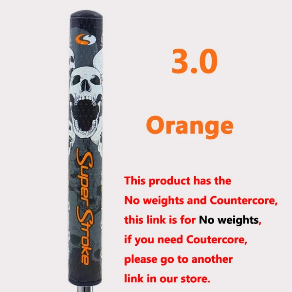 3.0 orangeNoweights Супер Стро* череп новейший клюшки тонкий 2,0/3,0/захват без веса клюшки для гольфа ультра светильник клюшки для гольфа - Цвет: 3.0 orangeNoweights