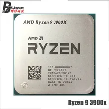 AMD Ryzen 9 3900X R9 3900X3,8 ГГц двенадцать-Core 24-нить Процессор процессор 7NM L3 = 64M 100-000000023 гнездо AM4, но без вентилятора