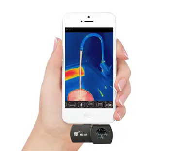 شراء HT-101 متعددة الوظائف الهاتف المحمول الأشعة تحت الحمراء الخارجية التصوير الحراري للهواتف أندرويد مع وظيفة OTG مع محول