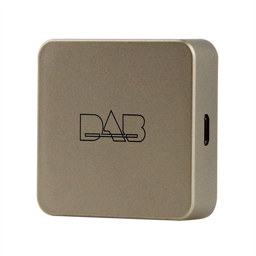 Золотистый DAB 004 DAB+ коробка цифровой радио антенна тюнер FM передача USB питание для автомобиля Радио Android 5,1 и выше - Цвет: Золотистый