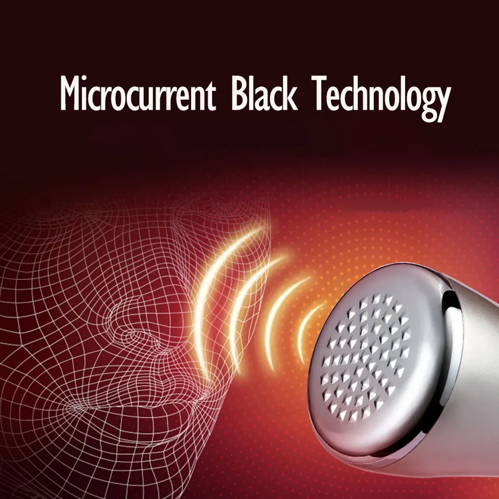 Ion Face Beauty Device 2 in 1 Magnetic Microcurrent Essence Import Beauty Instrument Face Import Instrument Massager Instrument