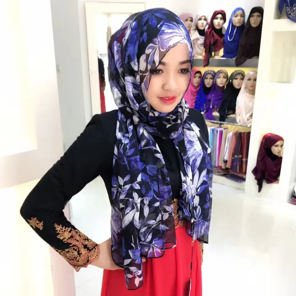 Новые женские Fibre Instant Hijab шарф Мусульманский обертывание и шаль ислам тюрбан