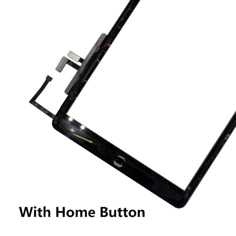 1 шт. Протестировано для Apple ipad Air ipad 5 A1822 A1823 A1474 A1475 A1476 дигитайзер сенсорный экран передняя линза+ кнопка