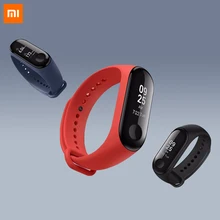 Xiaomi mi Band 3 умный Браслет черный 0,78 дюймов OLED mi band 3 мгновенное сообщение вызов погода Forecate