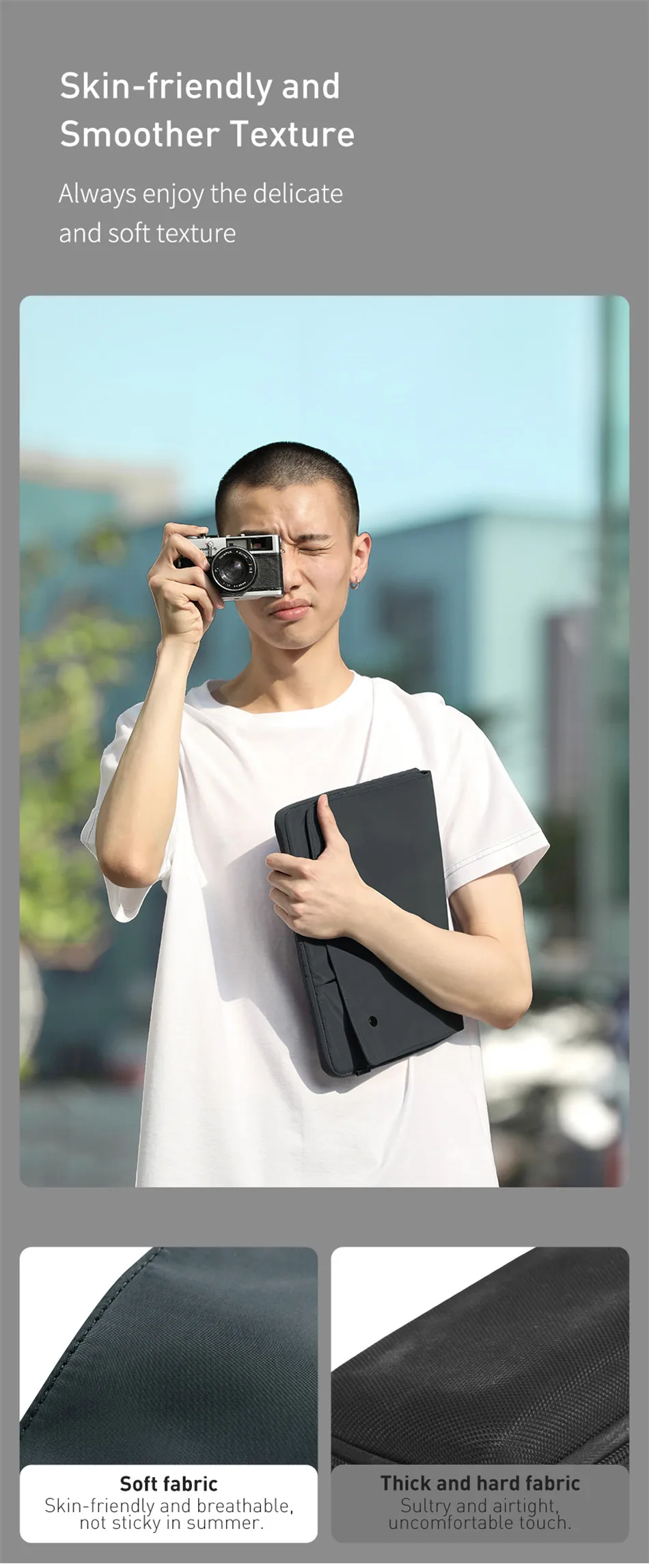 Baseus Basics Series 16 inch Laptop Sleeve description image 3