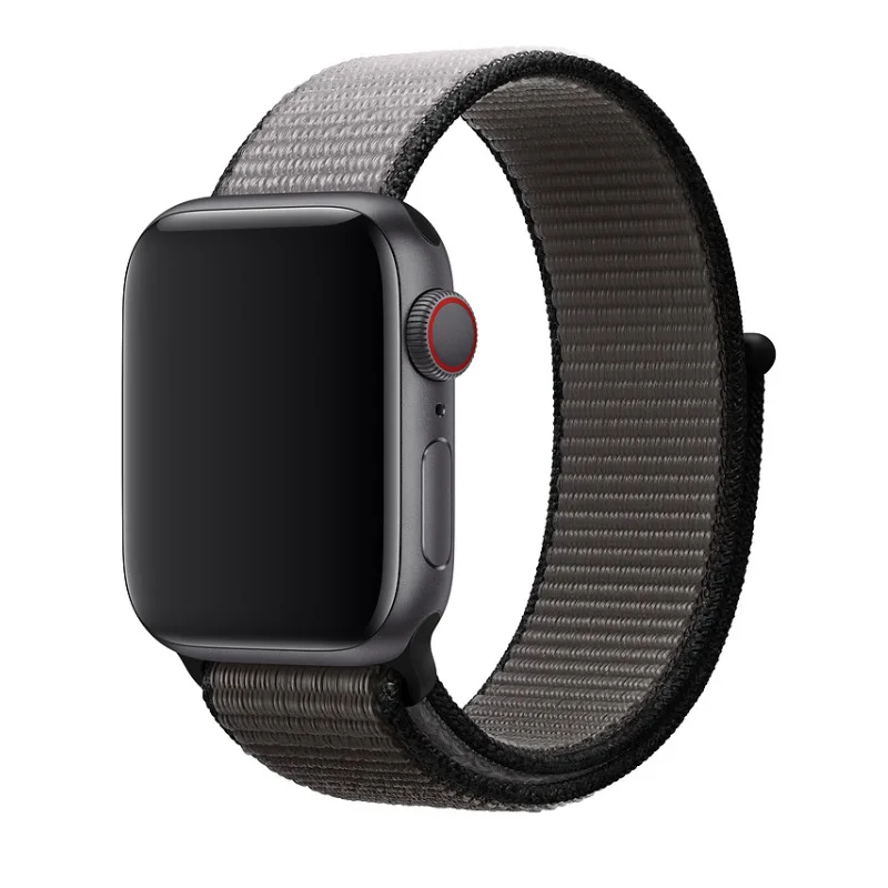 55TMHS Ремешок для наручных часов Apple Watch 4 5/3/2/1 38 мм 42 мм 62 NewColors нейлон мягкий дышащий сменный ремешок петли для наручных часов iwatch серии 4 40 мм 44 мм - Цвет ремешка: 55TMHS