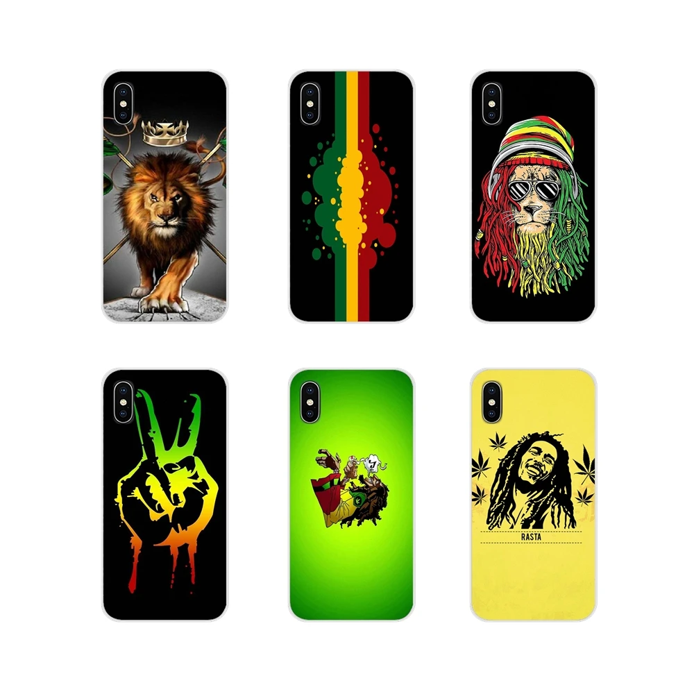 Раста Лев аксессуары чехлы для телефонов Чехлы Xiao mi 4 5 5s 6 A1 A2 5X6X8 9 Lite SE Pro Max Mix 2 3 2S |