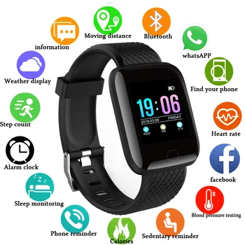 

2020 New Stylish D13 Electronic Smart Watches Heart Rate Fitness Tracker Sports Waterproof Watches For Android Smartphone