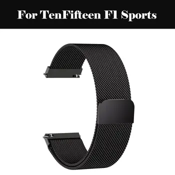 

Milanese Watchband 18mm 20mm 22mm Stainless Steel Metal Band Strap Bracelet Accessories Black For TenFifteen F1 Sports