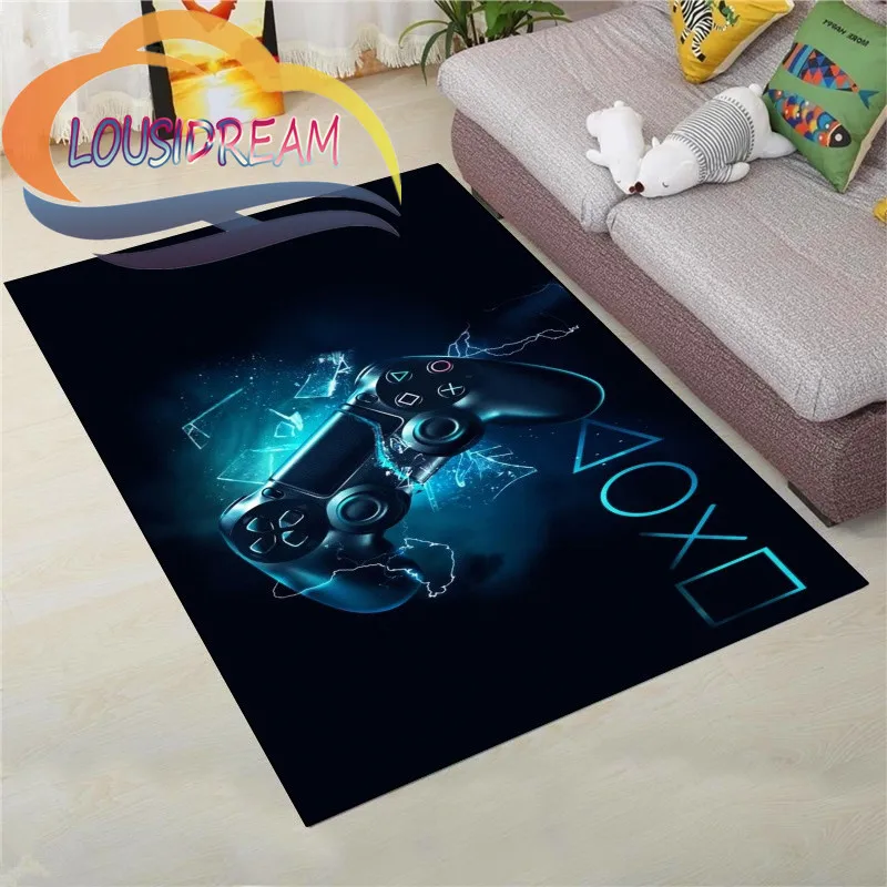 Game handle Fashion Rugs and carpets for home living room Bedroom entrance Large area soft carpet 3D game player decoration mat | Дом и сад