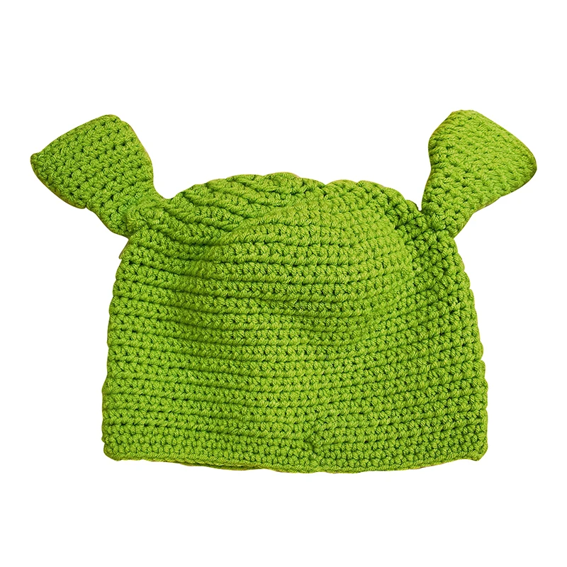 Shrek Meme Beanie Hedging Cap Diy Print Cushion Shrek Shrek Meme Shrek Meme  Face - Skullies & Beanies - AliExpress