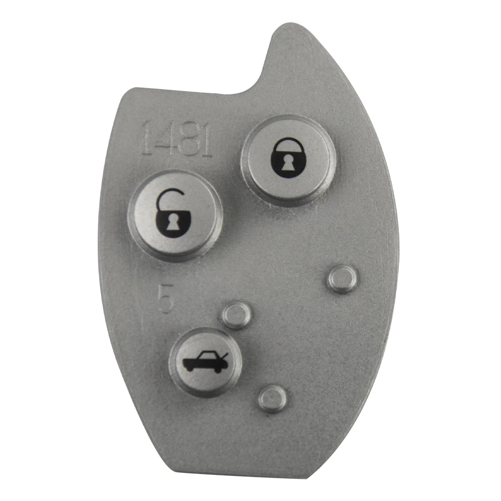 OkeyTech для Citroen Elysee Saxo Xsara Picasso Berlingo C5 ключ чехол для дистанционного ключа от машины Pad 3 кнопки флип ключ коврик резиновый кнопочный коврик