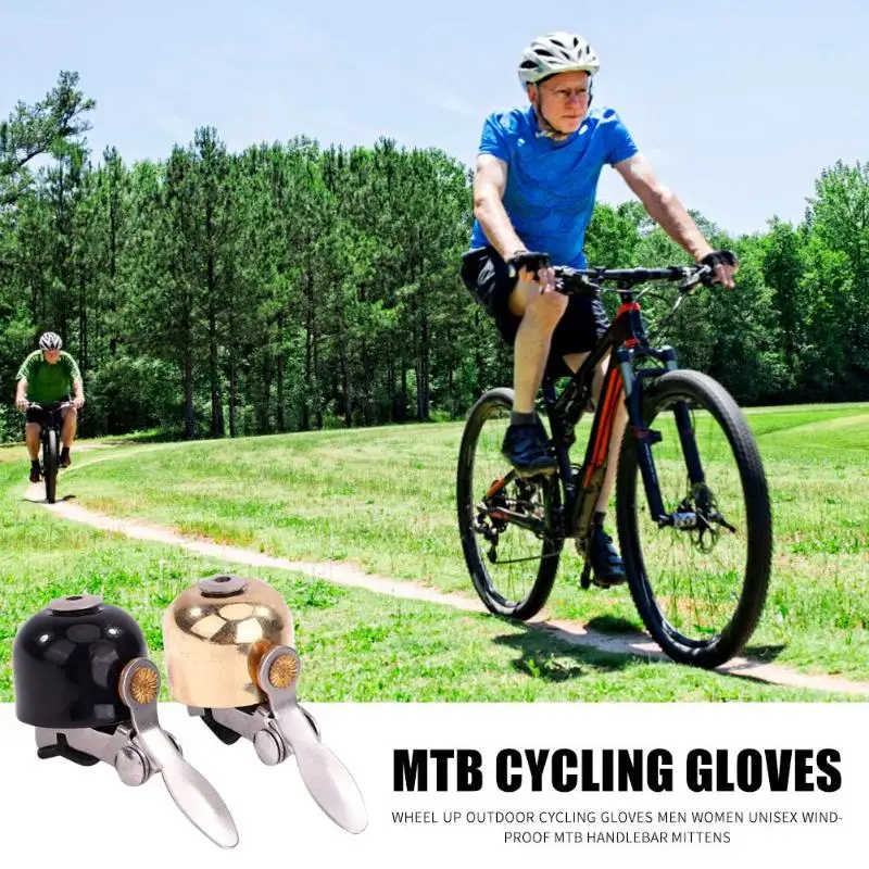 Велосипедный звонок из нержавеющей стали MTB велосипед руль колокол Рог Велосипедное оборудование
