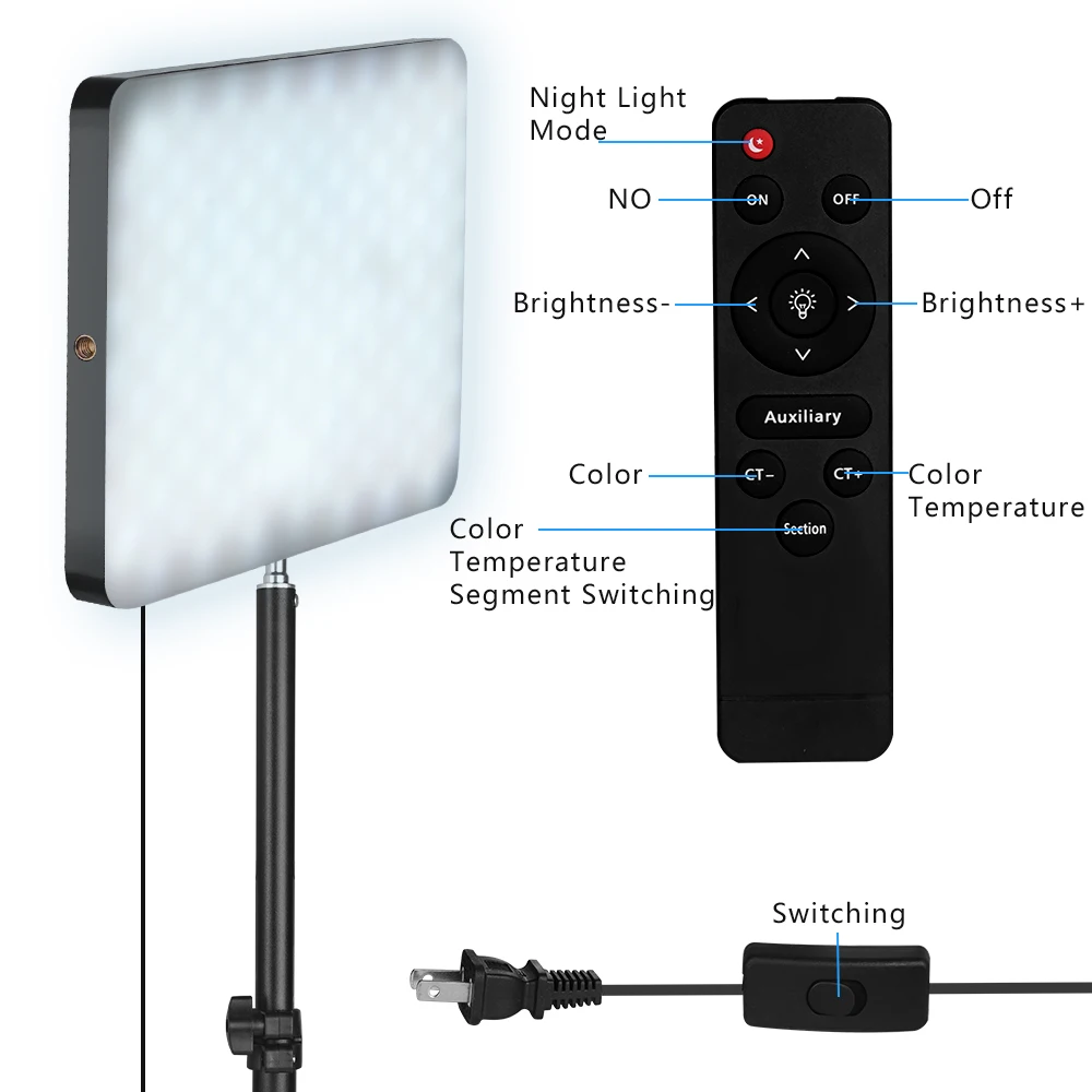 Painel de Preenchimento Luz para Tik Photo Light Vide Lâmpada Studio Tok Youtube Jogo Iluminação Vídeo Fotografia Pode Ser Escurecido M240 40w Led - Image 3