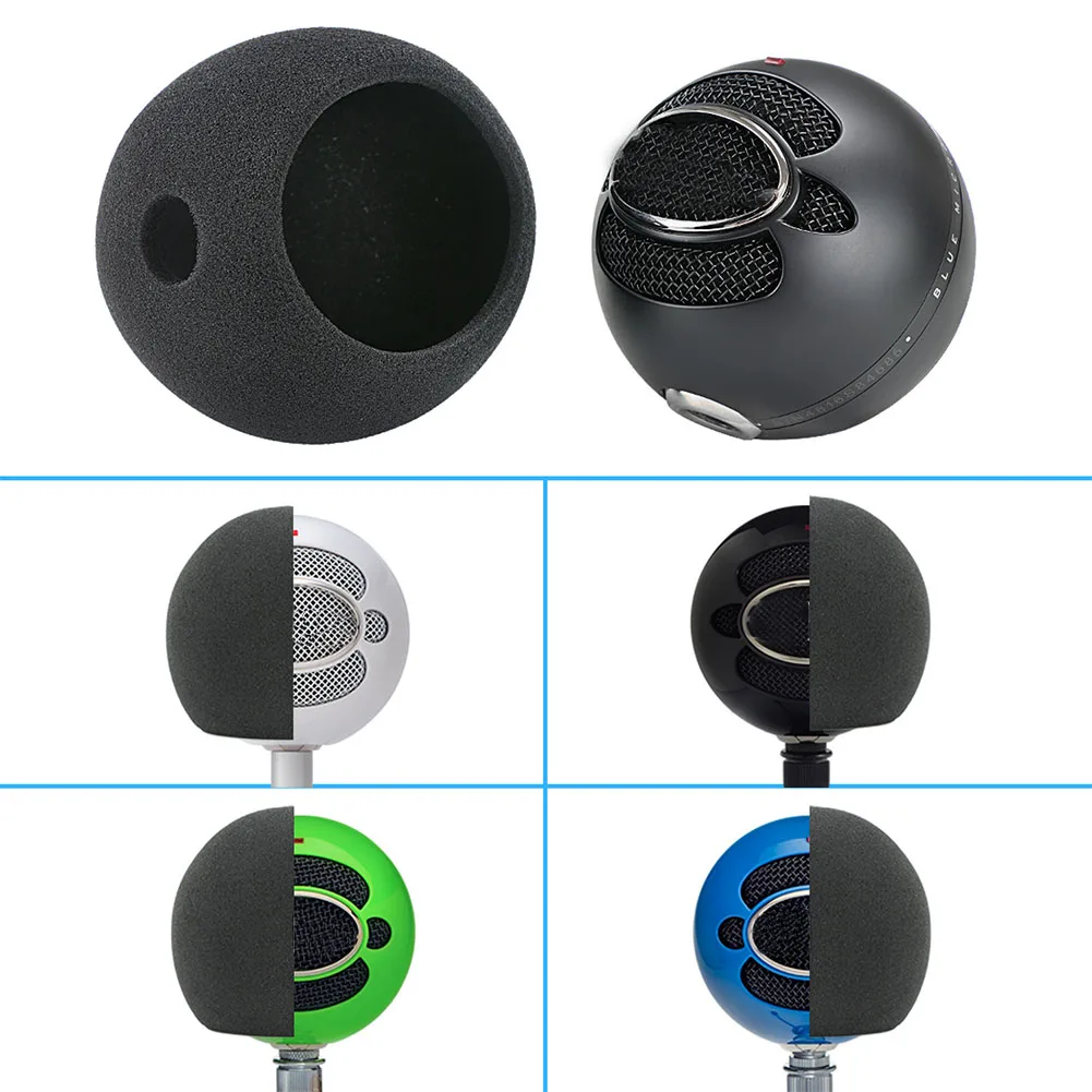 Reporter Muff Dust Proof Accessories Practical Soft Sponge Professional Windscreen Windshield Microphone Cover For Blue Snowball