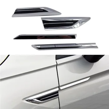 

Fit for Volkswagen Tiguan Second Generation 2017 2018 2019 Door Side Air Vent Wing Fender Emblem Badge sticker Trim 2pcs