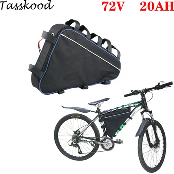 شراءعميق دورة 72 فولت 20-20 E الدراجة بطارية ليثيوم حزمة 72 فولت 3000 واط 18650 مثلث EBike بطارية