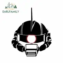 EARLFAMILY 13cm x 7.3cm GUNDAM Car Sticker Car Helmet Motorcycle Accessories JDM Polyethylene Sunscreen Oem