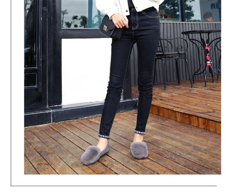 BEYARNEComfortable/Женская обувь; женская кожаная обувь на плоской подошве; Женская обувь в Корейском стиле; слипоны; feminino; криперы; зимняя обувь
