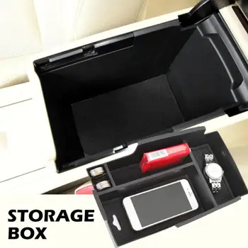

Car Armrest Box Center Console Storage Box ABS Auto Center Console Organizer Phone Wallet Keys Tray for Toyota Camry 2012-2017