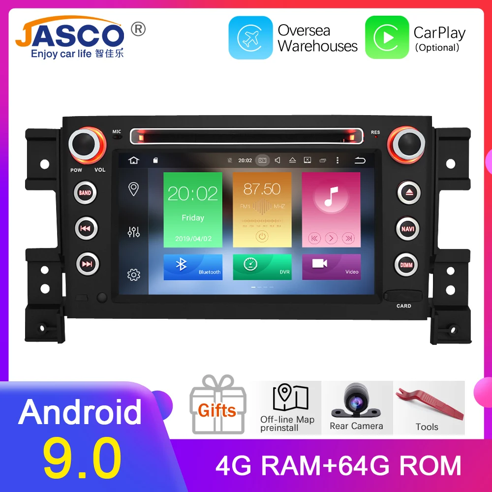 Excellent Octa Core Android 9.0 Car Radio GPS Navigation Multimedia Player Stereo For Suzuki Grand Vitara 2006 2007 2008 2009 Auto Audio 0 Excellent Octa Core Android 9.0 Car Radio GPS Navigation Multimedia Player Stereo For Suzuki Grand Vitara 2006 2007 2008 2009 Auto Audio 0