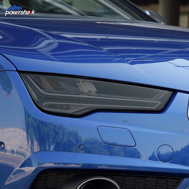 2 шт. защитная копченая пленка для автомобильных фар Audi S3 8V S4 B8 B9 S5 S6 C7 C8 S7 S8 TTS|Наклейки на автомобиль| |