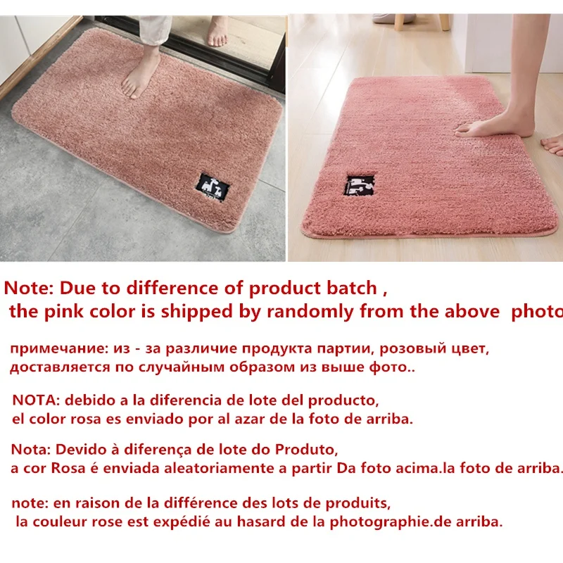 Хлопковое волокно коврик для ванной супер абсорбент ванная комната ковры пол ванной комнаты дверной коврик для душевой туалет коврик для