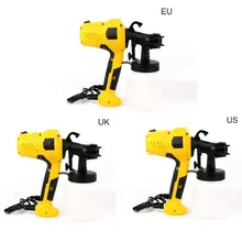 Электрический распылитель краски аэрограф 400 Вт Регулируемая насадка с ручкой съемная для дерева